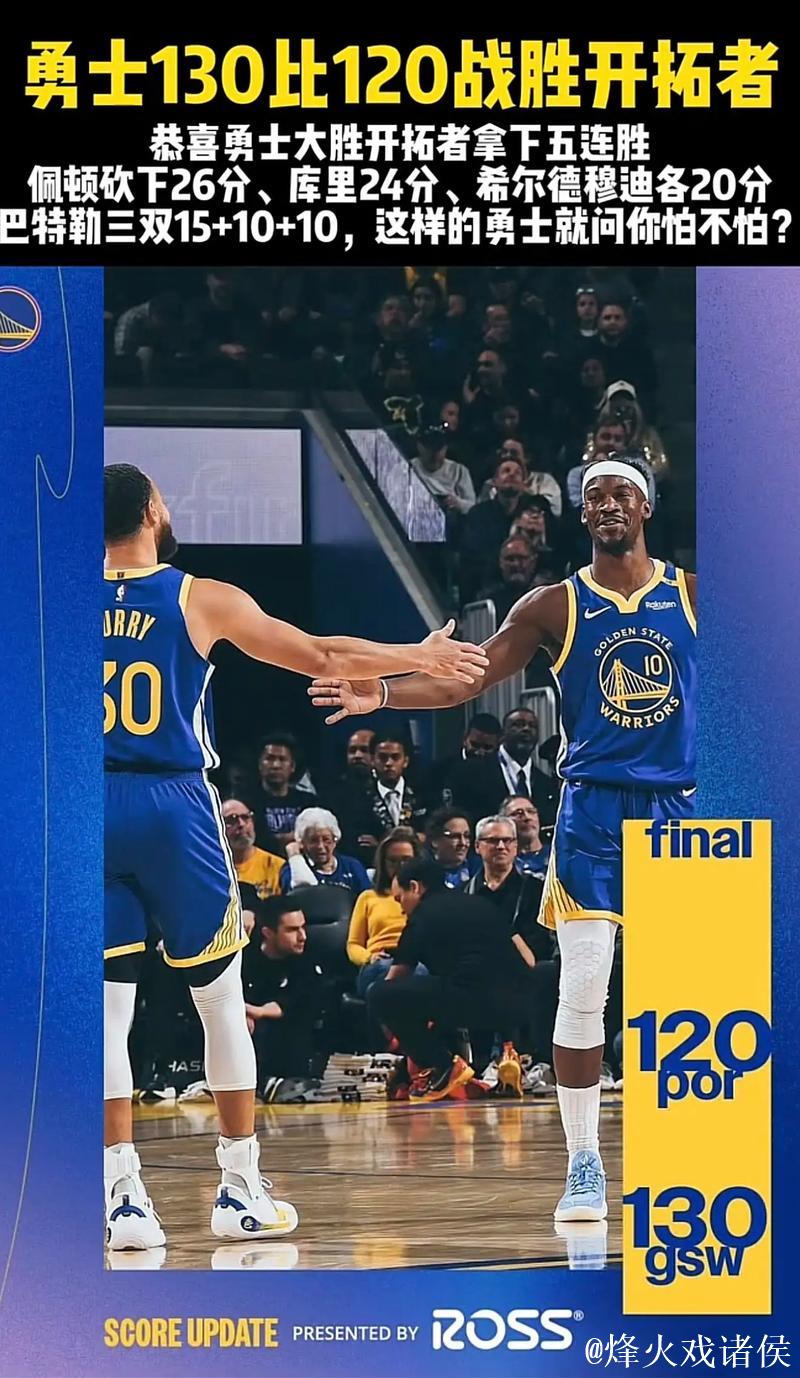 勇士大胜22分终结开拓者三连败,喜获赛季开门红 勇士大胜22分终结开拓者三连败,喜获赛季开门红